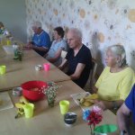 Volnočasové aktivity seniorů v domově se zvláštním režimem na 3.patře
